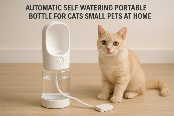 21 Automatic Self Watering Portable Bottle for Cats Small Pets at Home