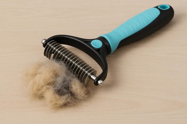 3 Undercoat Rake for Dogs and Cats Removes Mats and Loose Fur Easily