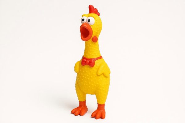 30 Durable Latex Rubber Squeaky Chicken Toy for Small and Medium Dogs